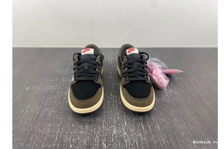 SCOTT 1 AIR 'MOCHA' LOW JORDAN X (KIDS)TRAVIS 0824